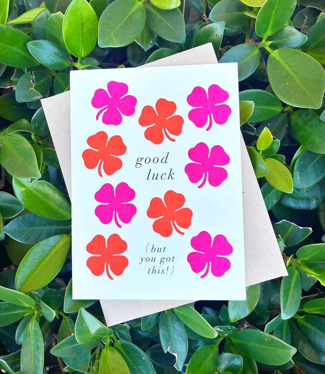 Bright Clover Good Luck – J.Falkner Cards