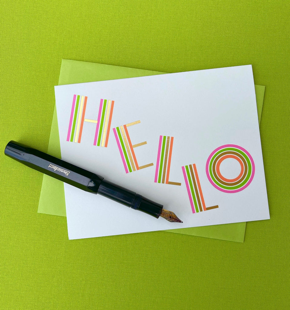 Happy Hello Notecard
