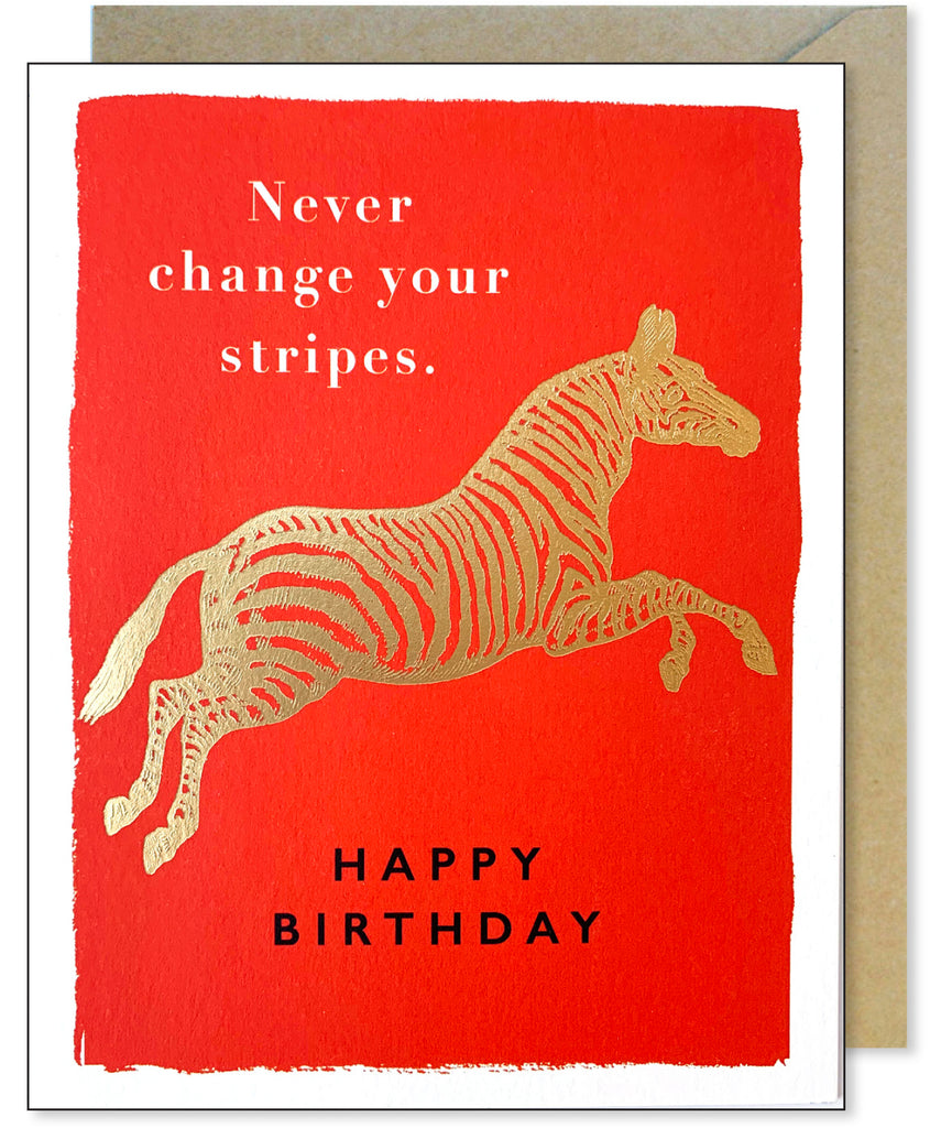 Gold Zebra Birthday