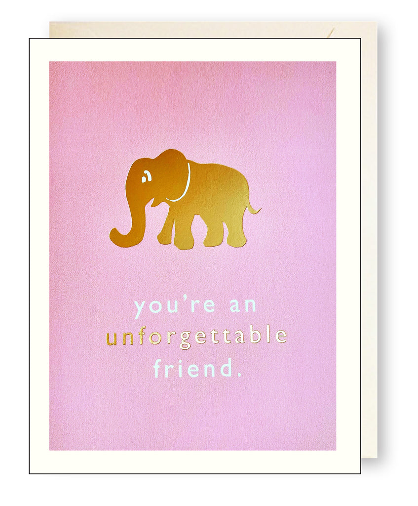 Unforgettable Little Elephant Friendship Card