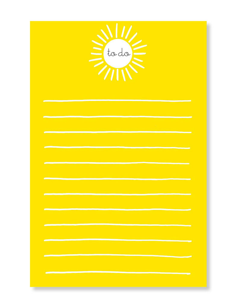 Sunshine Happy Notepad