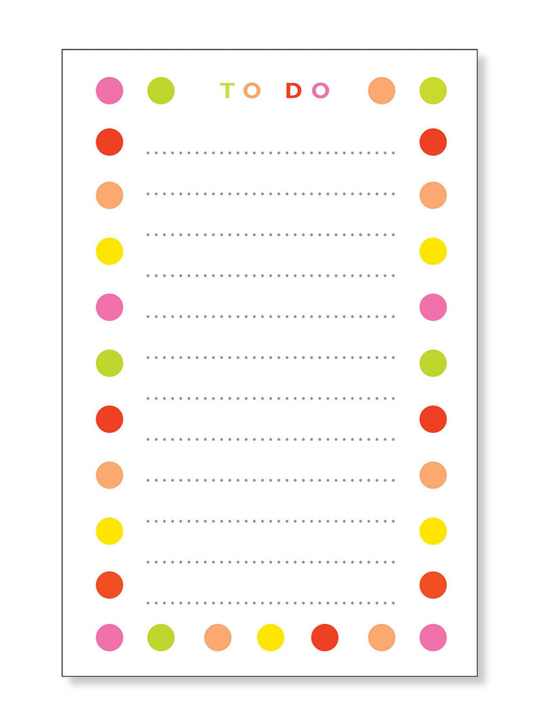 Happy Dots Notepad