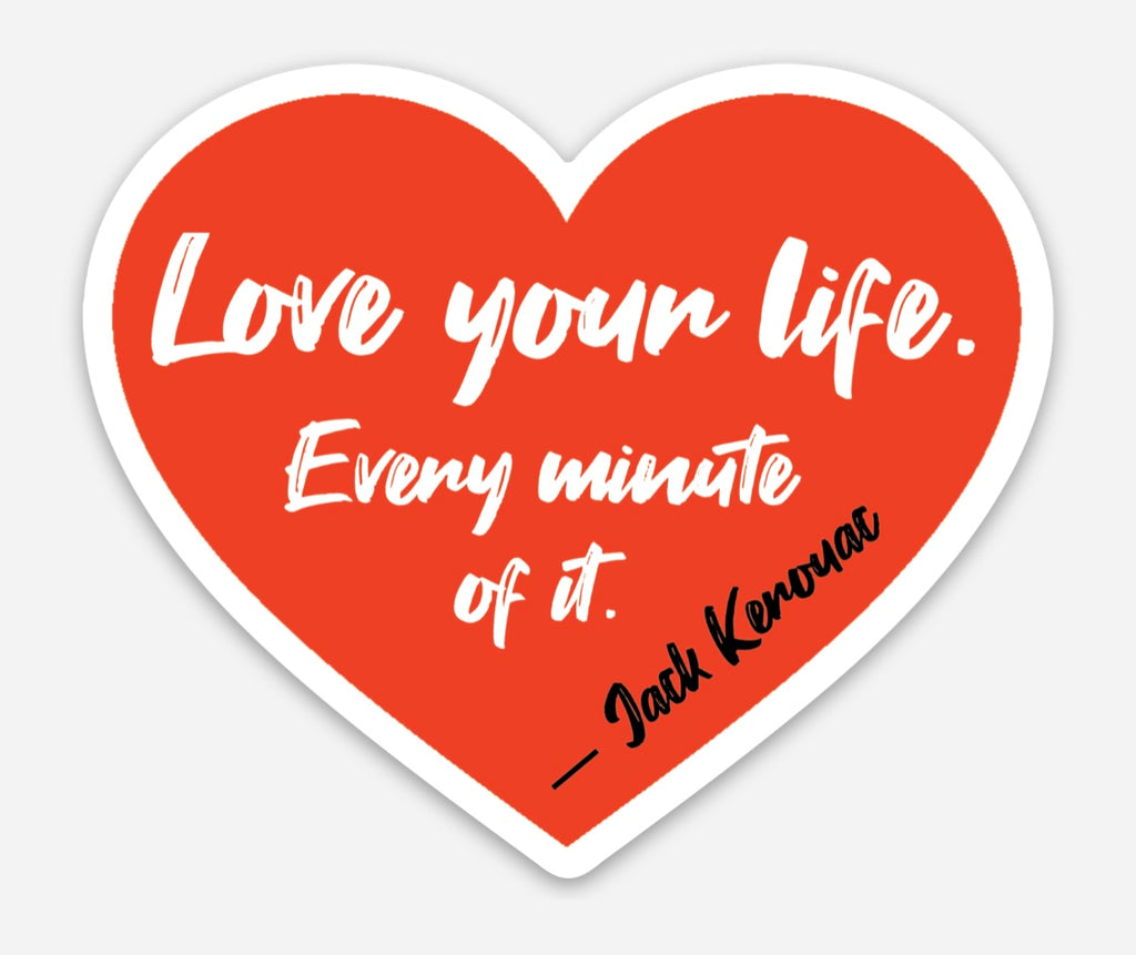 Love Life Heart Sticker