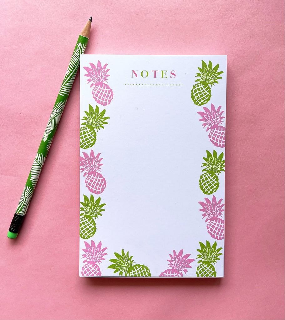 Pineapples Happy Notepad