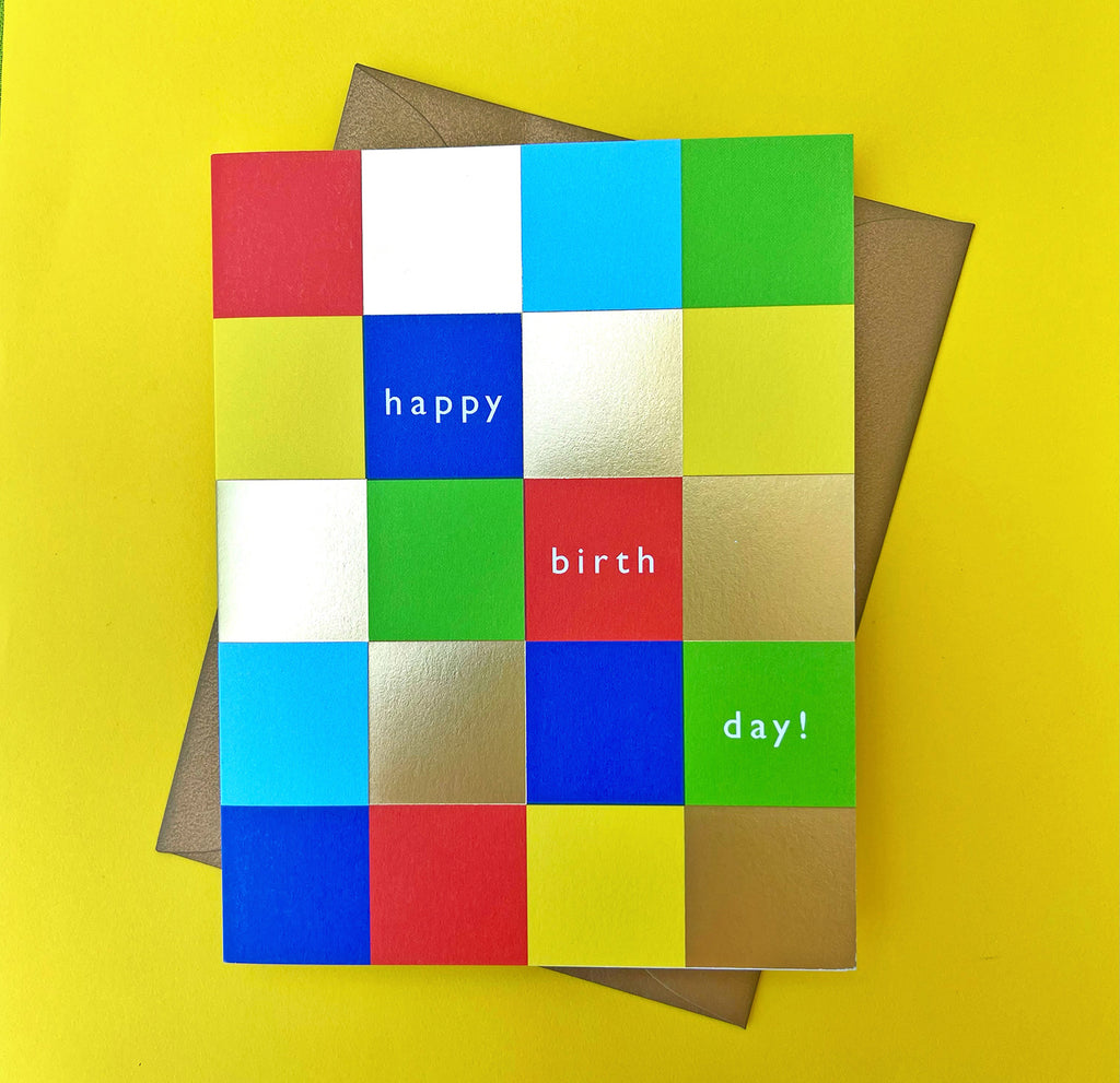 Colorful Squares Birthday