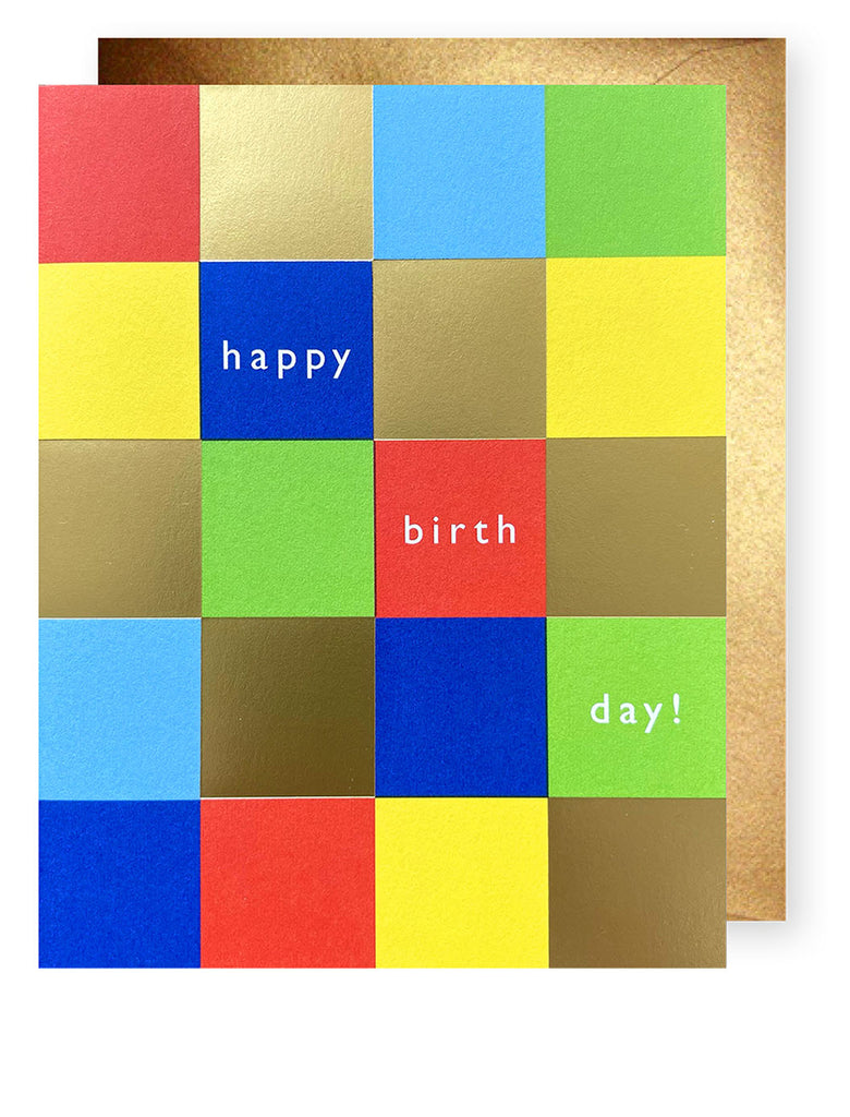 Colorful Squares Birthday