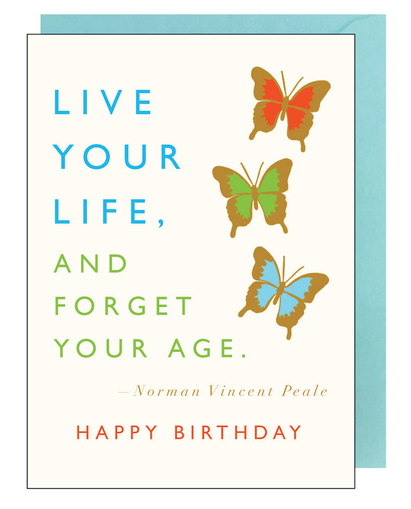 Live Your Life Quote Birthday