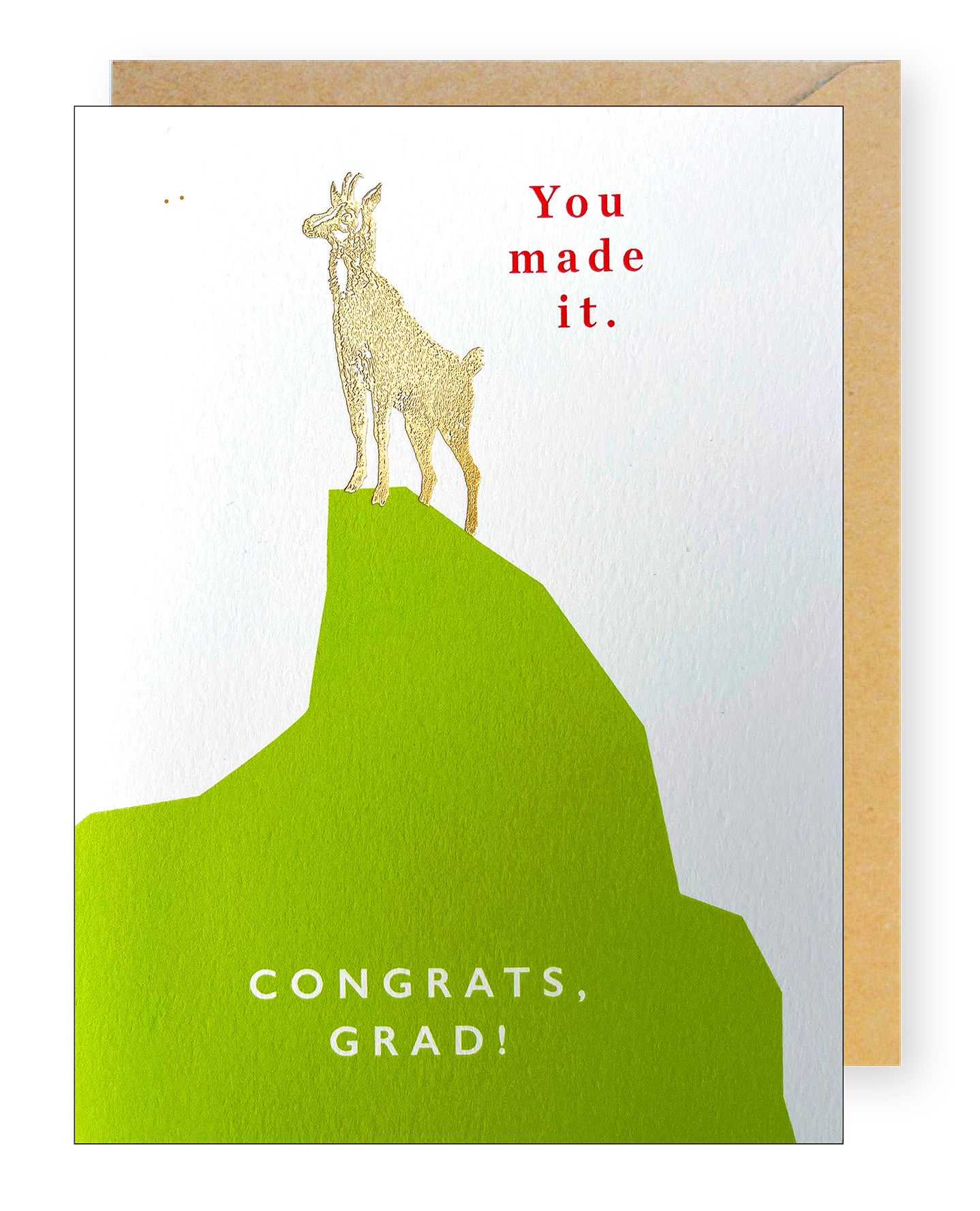 Graduation Goat Moutain Goat Graduation โ J.Falkner Cards