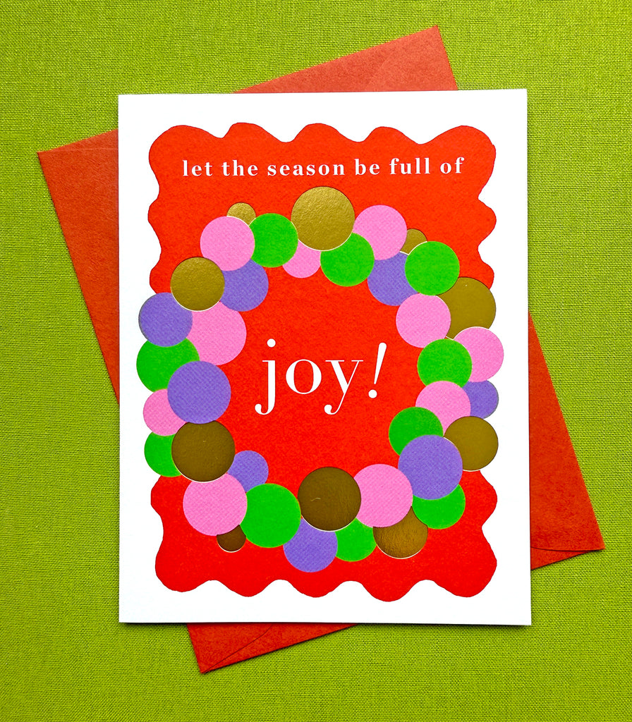 Holiday Joy Wreath