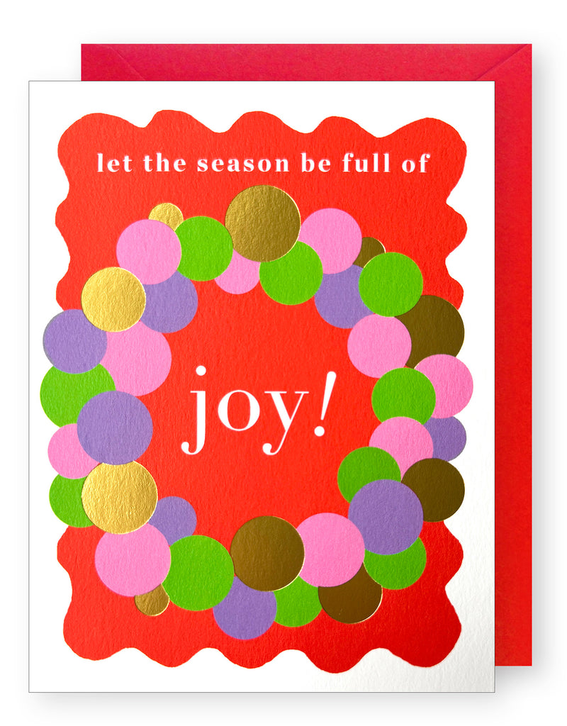 Holiday Joy Wreath