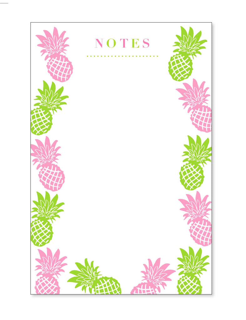 Pineapples Happy Notepad