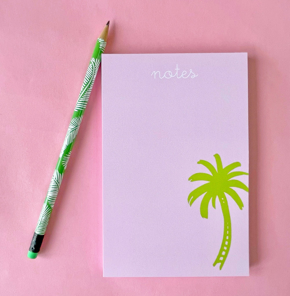 Palm Tree Happy Notepad