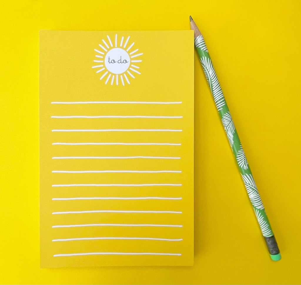 Sunshine Happy Notepad