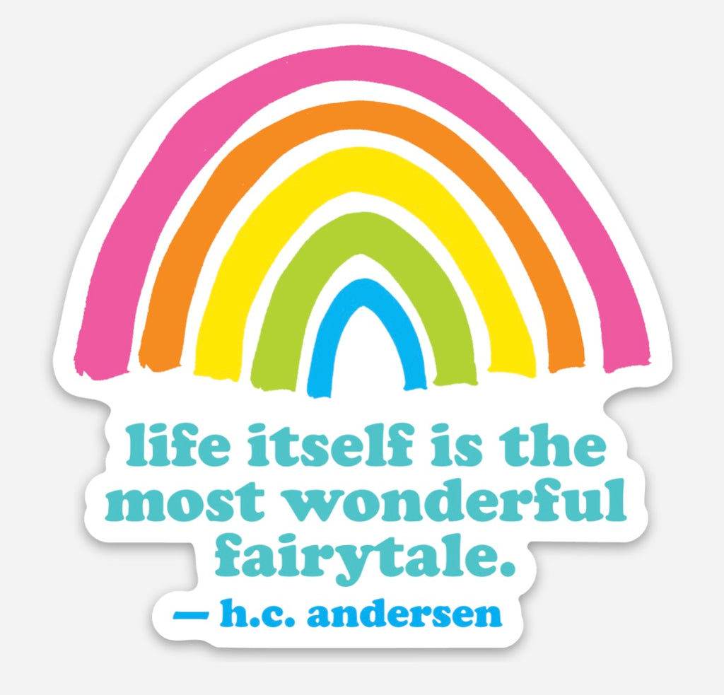 "Fairytale" Quote Sticker
