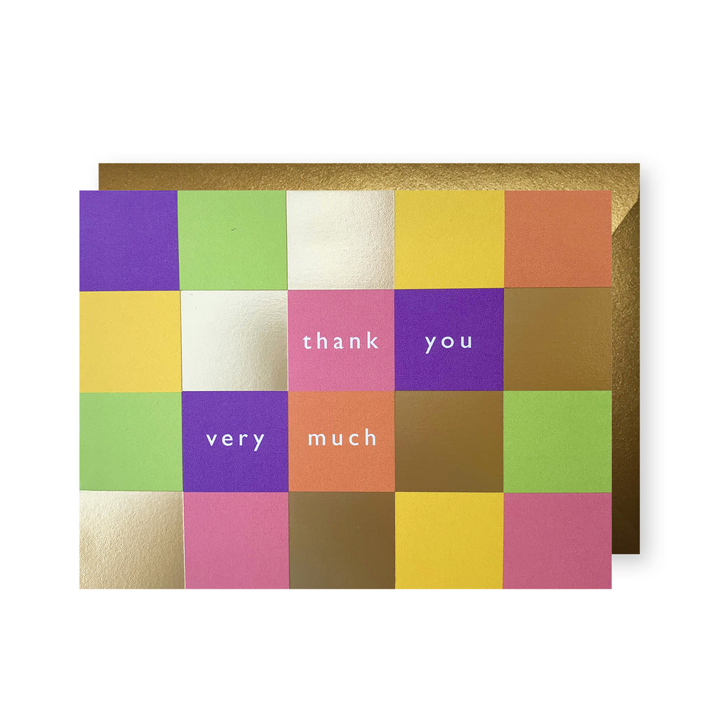 Colorful Squares Thank You